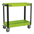 Sealey CX109HV Superline PRO® Heavy-Duty Workshop Trolley 2-Level - Hi-Vis Green - CX109HV - Sealey Tools UK - Trade Counter Direct