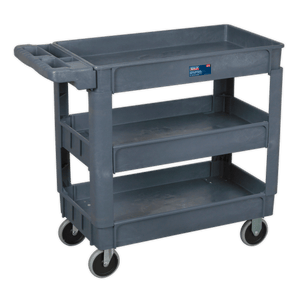 Sealey CX203 Composite Heavy-Duty Trolley 3-Level - CX203 - Sealey Tools UK - Trade Counter Direct