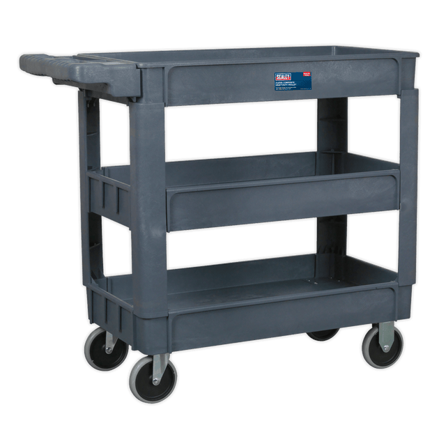 Sealey CX203 Composite Heavy-Duty Trolley 3-Level - CX203 - Sealey Tools UK - Trade Counter Direct