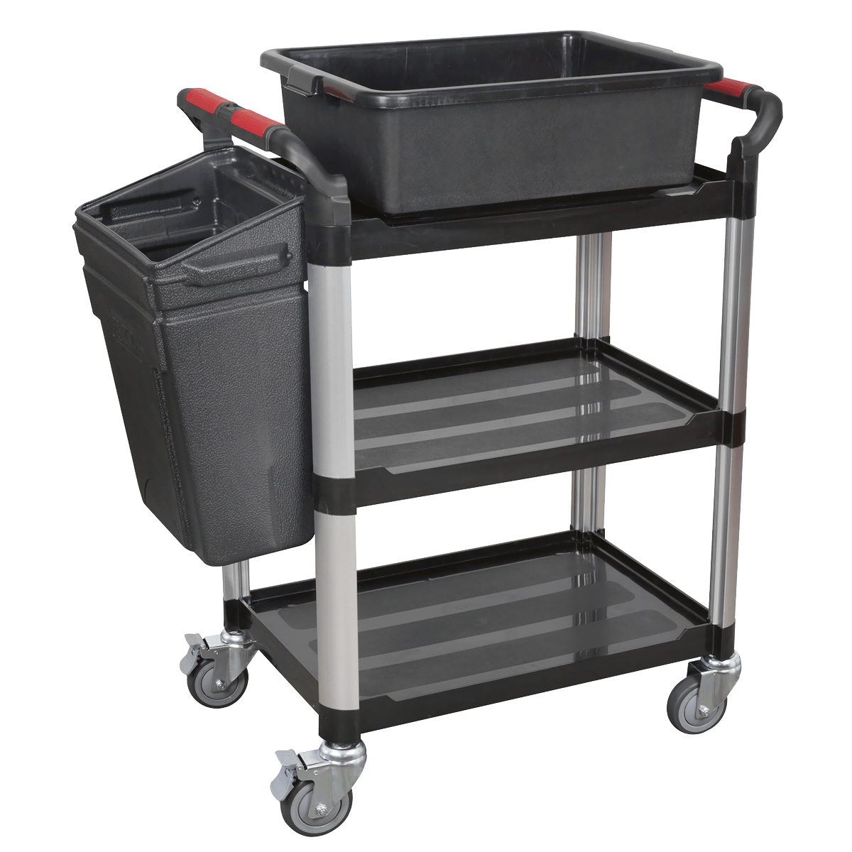 Sealey CX309 Composite Workshop Trolley 3-Level/3 Wall - CX309 - Sealey Tools UK - Trade Counter Direct