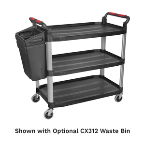 Sealey CX310 Composite Workshop Trolley 3-Level/3 Wall - CX310 - Sealey Tools UK - Trade Counter Direct