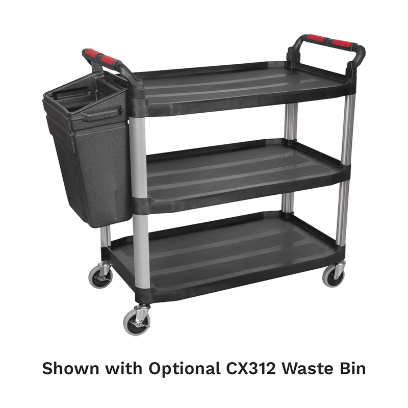 Sealey CX310 Composite Workshop Trolley 3-Level/3 Wall - CX310 - Sealey Tools UK - Trade Counter Direct