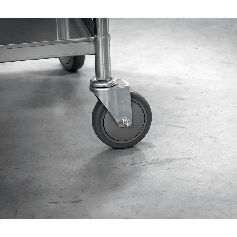 Sealey CX410SS Premier™ Stainless Steel Workshop Trolley 3-Level - CX410SS - Sealey Tools UK - Trade Counter Direct