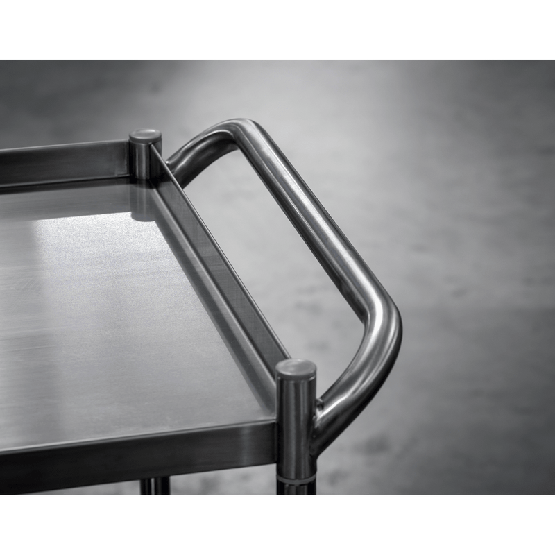 Sealey CX410SS Premier™ Stainless Steel Workshop Trolley 3-Level - CX410SS - Sealey Tools UK - Trade Counter Direct