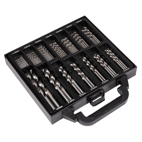Sealey DBS99FG Drill Bit Set Fully Ground 99pc - DBS99FG - Sealey Tools UK - Trade Counter Direct