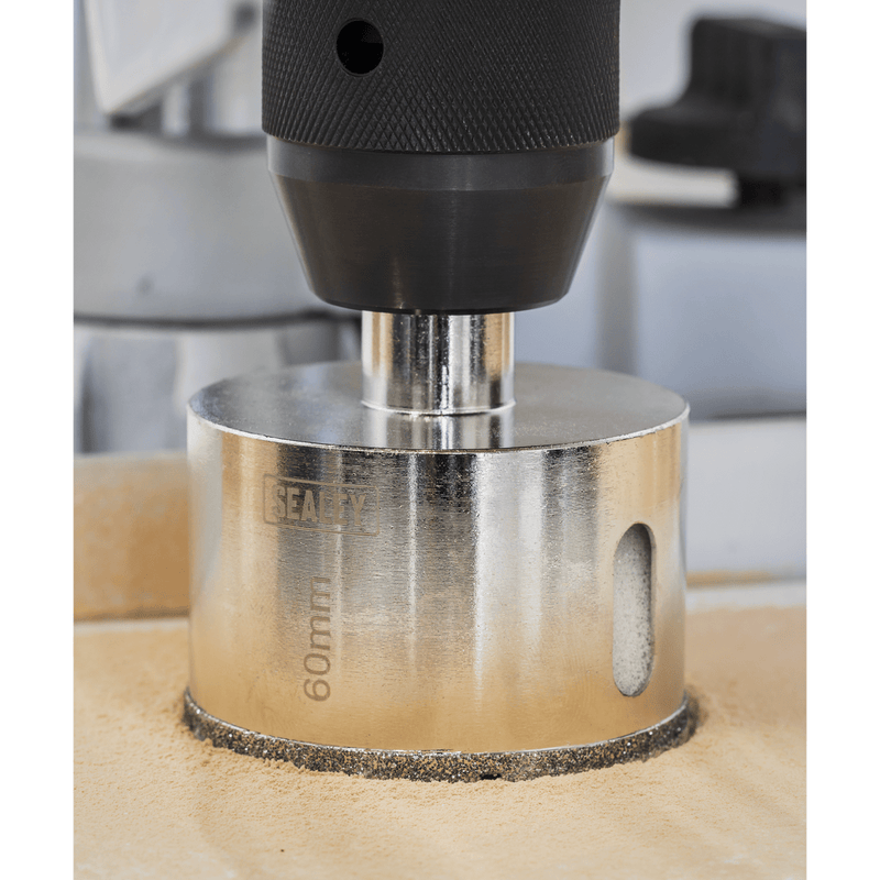 Sealey DHS60 Electroplated Diamond Hole Saw 60mm - DHS60 - Sealey Tools UK - Trade Counter Direct