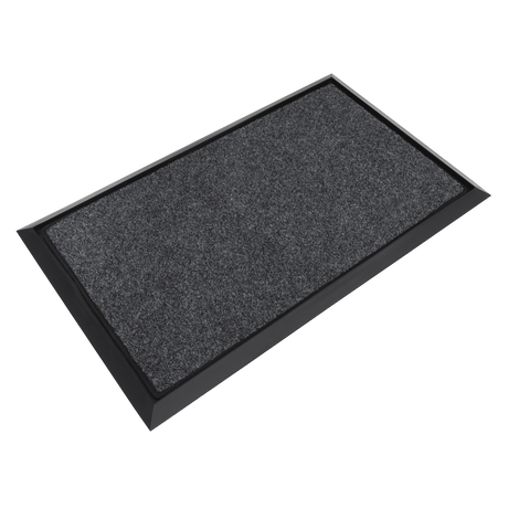 Sealey DRM01 Rubber Disinfection Mat With Removable Polyester Carpet 450 x 750mm - DRM01 - Sealey Tools UK - Trade Counter Direct