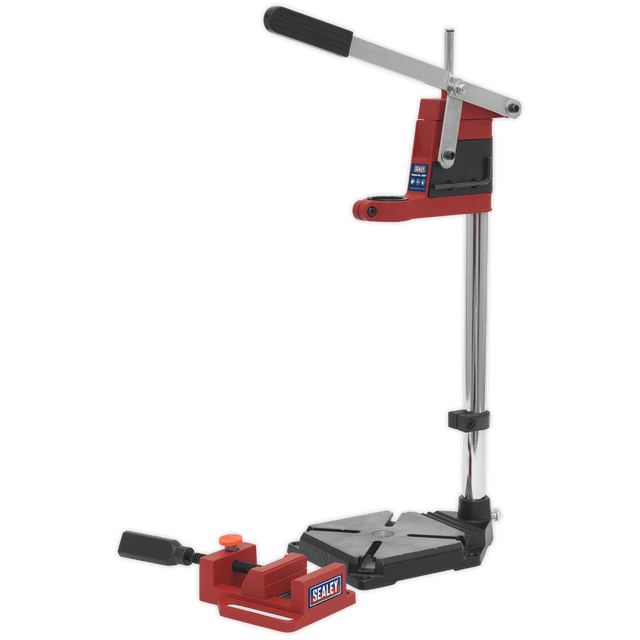 Sealey DS01 Drill Stand with Cast Iron Base 500mm & 65mm Vice - DS01 - Sealey Tools UK - Trade Counter Direct