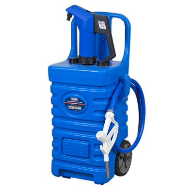 Sealey DT55BCOMBO1 Mobile Dispensing Tank 55L with AdBlue® Pump - Blue - DT55BCOMBO1 - Sealey Tools UK - Trade Counter Direct