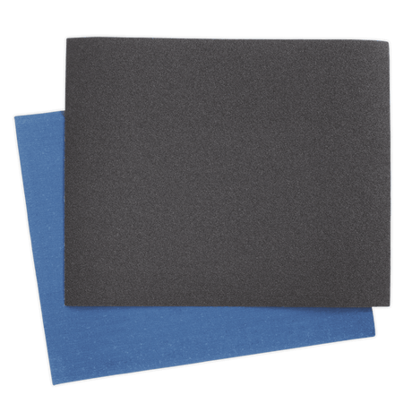 Sealey ES232840 Emery Sheet Blue Twill 230 x 280mm 40Grit Pack of 25 - ES232840 - Sealey Tools UK - Trade Counter Direct