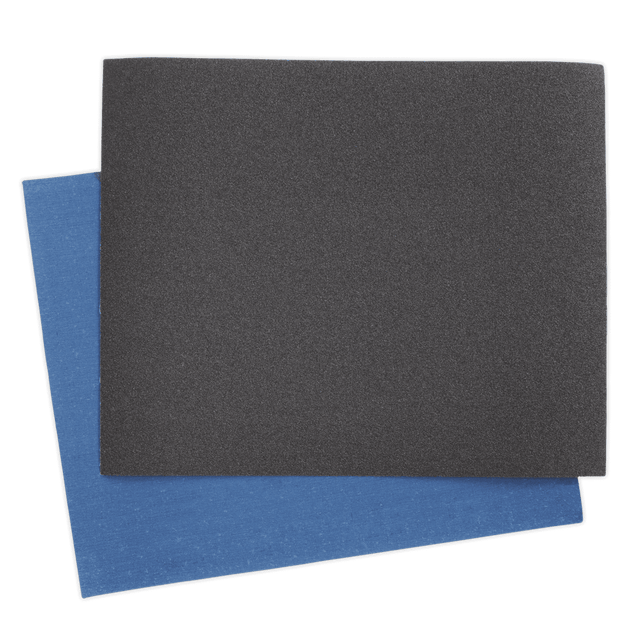 Sealey ES232840 Emery Sheet Blue Twill 230 x 280mm 40Grit Pack of 25 - ES232840 - Sealey Tools UK - Trade Counter Direct