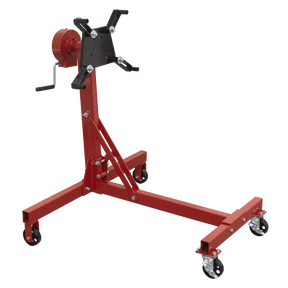 Sealey ES480D Folding 360º Rotating Engine Stand with Geared Handle Drive, 450kg Capacity - ES480D - Sealey Tools UK - Trade Counter Direct