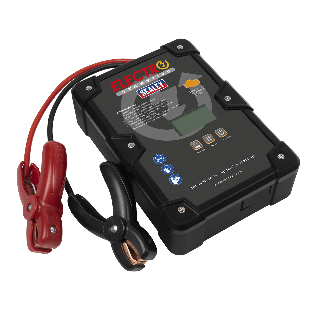 Sealey E/START1100 ElectroStart® Batteryless Power Start 1100A 12V - E/START1100 - Sealey Tools UK - Trade Counter Direct