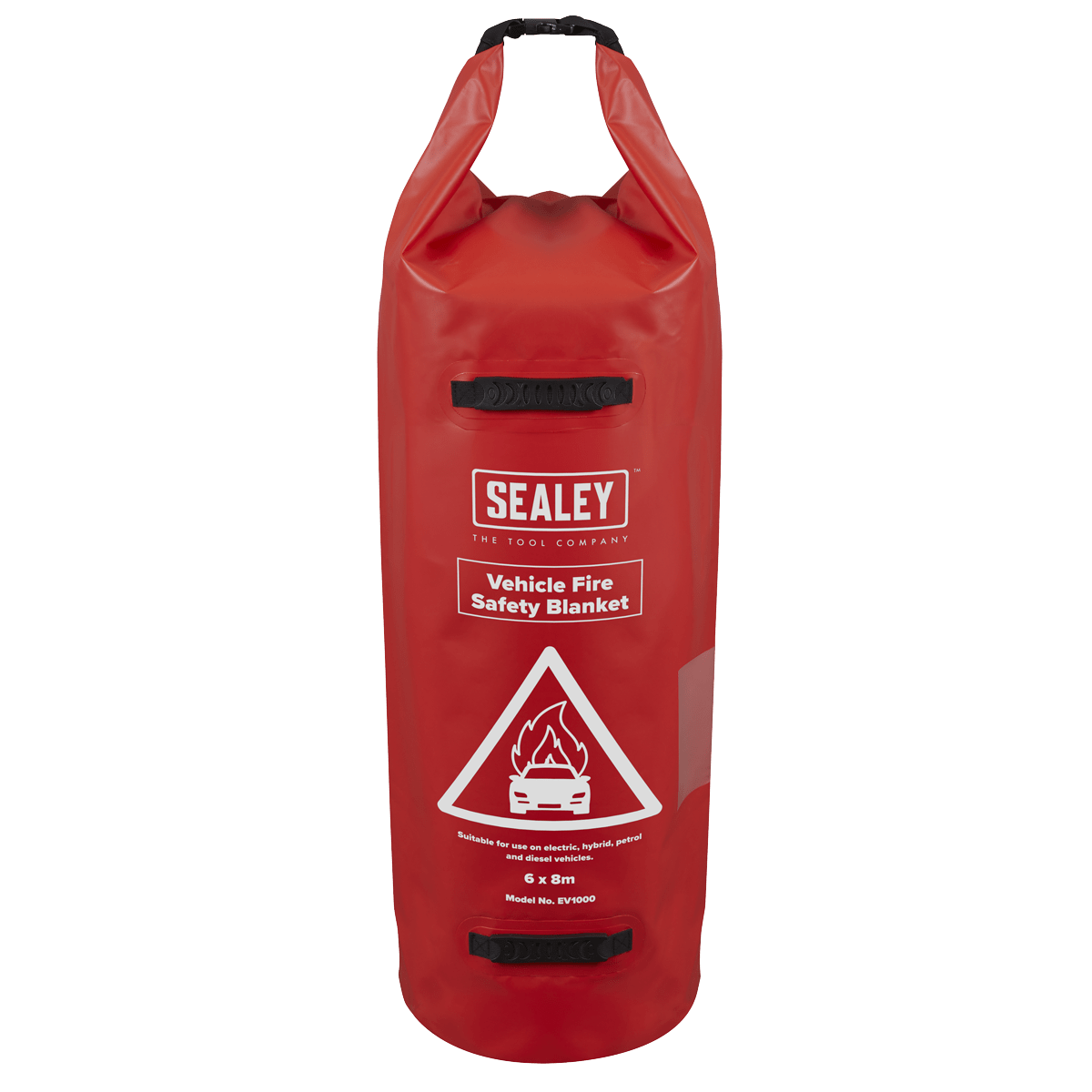 Sealey EV1000 Vehicle Fire Safety Blanket - PU Coated 6 x 8m - EV1000 - Sealey Tools UK - Trade Counter Direct