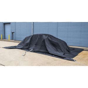 Sealey EV1000 Vehicle Fire Safety Blanket - PU Coated 6 x 8m - EV1000 - Sealey Tools UK - Trade Counter Direct