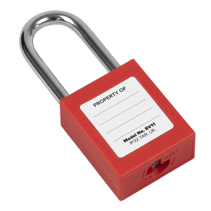 Sealey EV11 Safety Lockout Padlock - EV11 - Sealey Tools UK - Trade Counter Direct