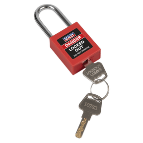 Sealey EV11 Safety Lockout Padlock - EV11 - Sealey Tools UK - Trade Counter Direct