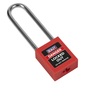 Sealey EV12 Long Shackle Safety Lockout Padlock - EV12 - Sealey Tools UK - Trade Counter Direct