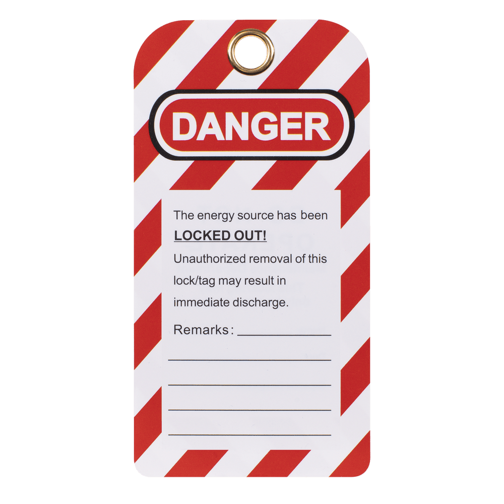 Sealey EV17 Lockout Safety Tag 10pc - EV17 - Sealey Tools UK - Trade Counter Direct