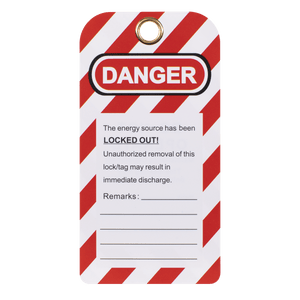 Sealey EV17 Lockout Safety Tag 10pc - EV17 - Sealey Tools UK - Trade Counter Direct