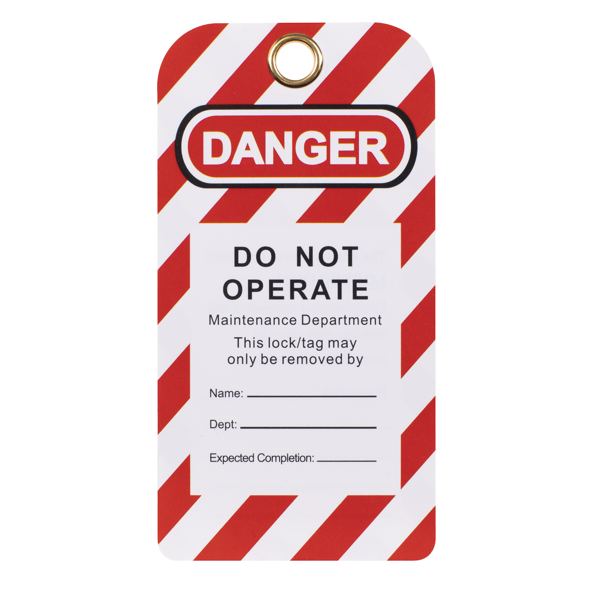 Sealey EV17 Lockout Safety Tag 10pc - EV17 - Sealey Tools UK - Trade Counter Direct