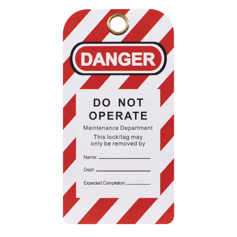 Sealey EV17 Lockout Safety Tag 10pc - EV17 - Sealey Tools UK - Trade Counter Direct