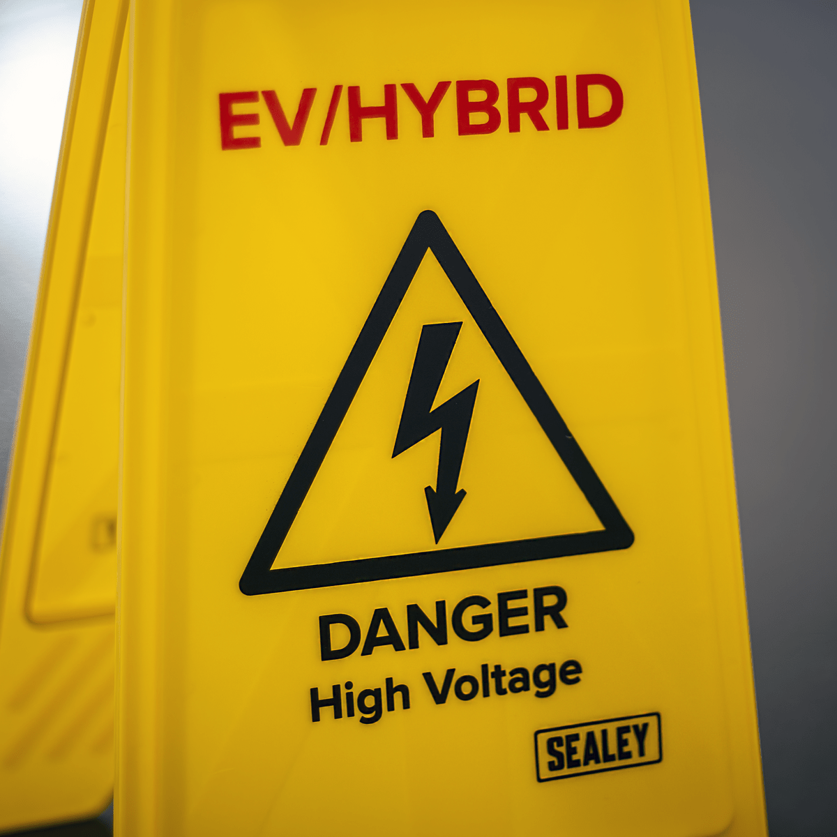 Sealey EV19 EV/Hybrid Floor Warning Signs - Pack of 2 - EV19 - Sealey Tools UK - Trade Counter Direct