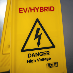 Sealey EV19 EV/Hybrid Floor Warning Signs - Pack of 2 - EV19 - Sealey Tools UK - Trade Counter Direct