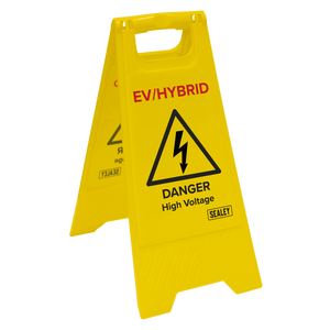 Sealey EV19 EV/Hybrid Floor Warning Signs - Pack of 2 - EV19 - Sealey Tools UK - Trade Counter Direct