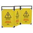 Sealey EV20 Folding Safety Barrier for Hybrid/Electric Vehicles - EV20 - Sealey Tools UK - Trade Counter Direct