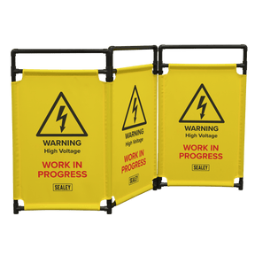 Sealey EV20 Folding Safety Barrier for Hybrid/Electric Vehicles - EV20 - Sealey Tools UK - Trade Counter Direct