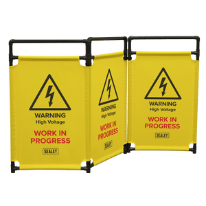Sealey EV20 Folding Safety Barrier for Hybrid/Electric Vehicles - EV20 - Sealey Tools UK - Trade Counter Direct