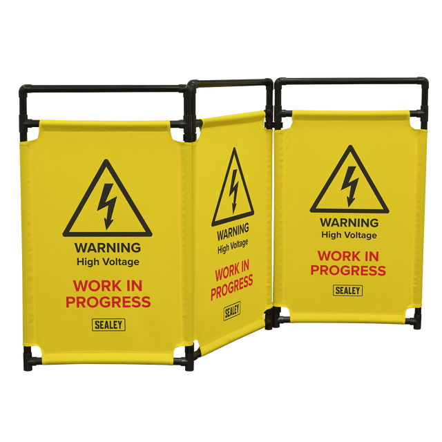 Sealey EV20 Folding Safety Barrier for Hybrid/Electric Vehicles - EV20 - Sealey Tools UK - Trade Counter Direct