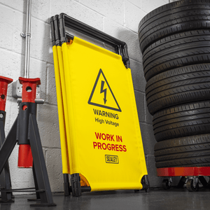 Sealey EV20 Folding Safety Barrier for Hybrid/Electric Vehicles - EV20 - Sealey Tools UK - Trade Counter Direct