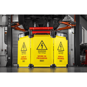 Sealey EV20 Folding Safety Barrier for Hybrid/Electric Vehicles - EV20 - Sealey Tools UK - Trade Counter Direct