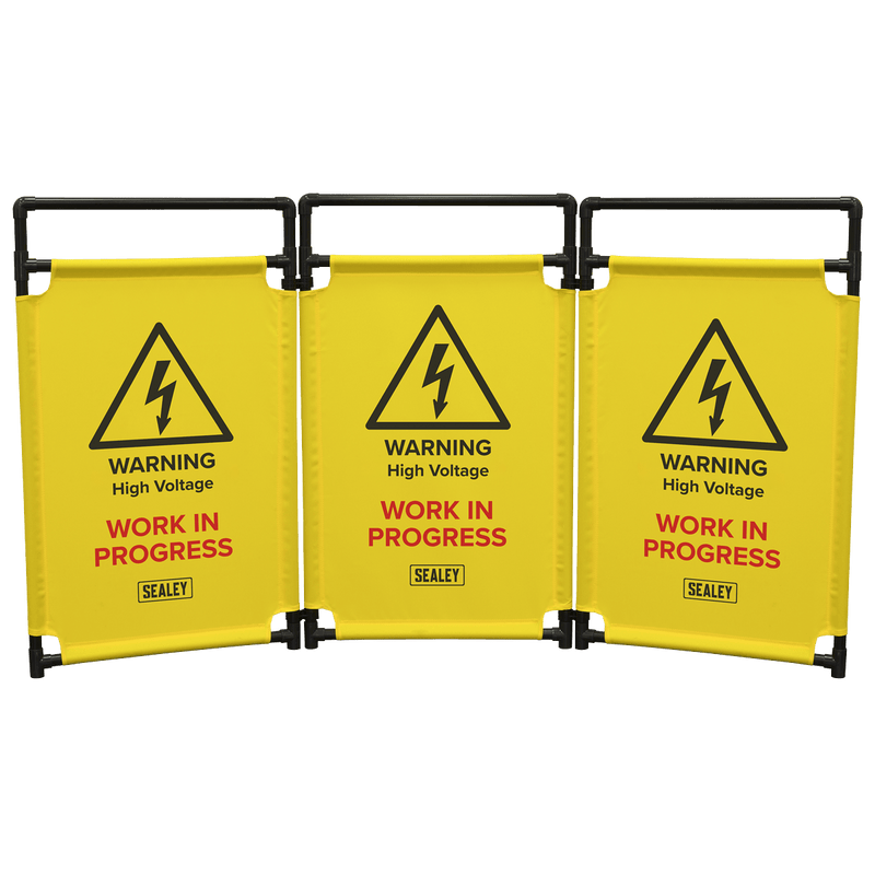 Sealey EV20 Folding Safety Barrier for Hybrid/Electric Vehicles - EV20 - Sealey Tools UK - Trade Counter Direct