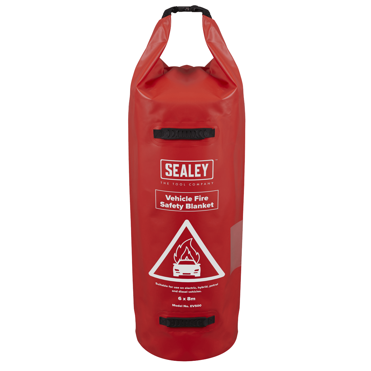 Sealey EV500 Vehicle Fire Safety Blanket - Silicone Coated 6 x 8m - EV500 - Sealey Tools UK - Trade Counter Direct