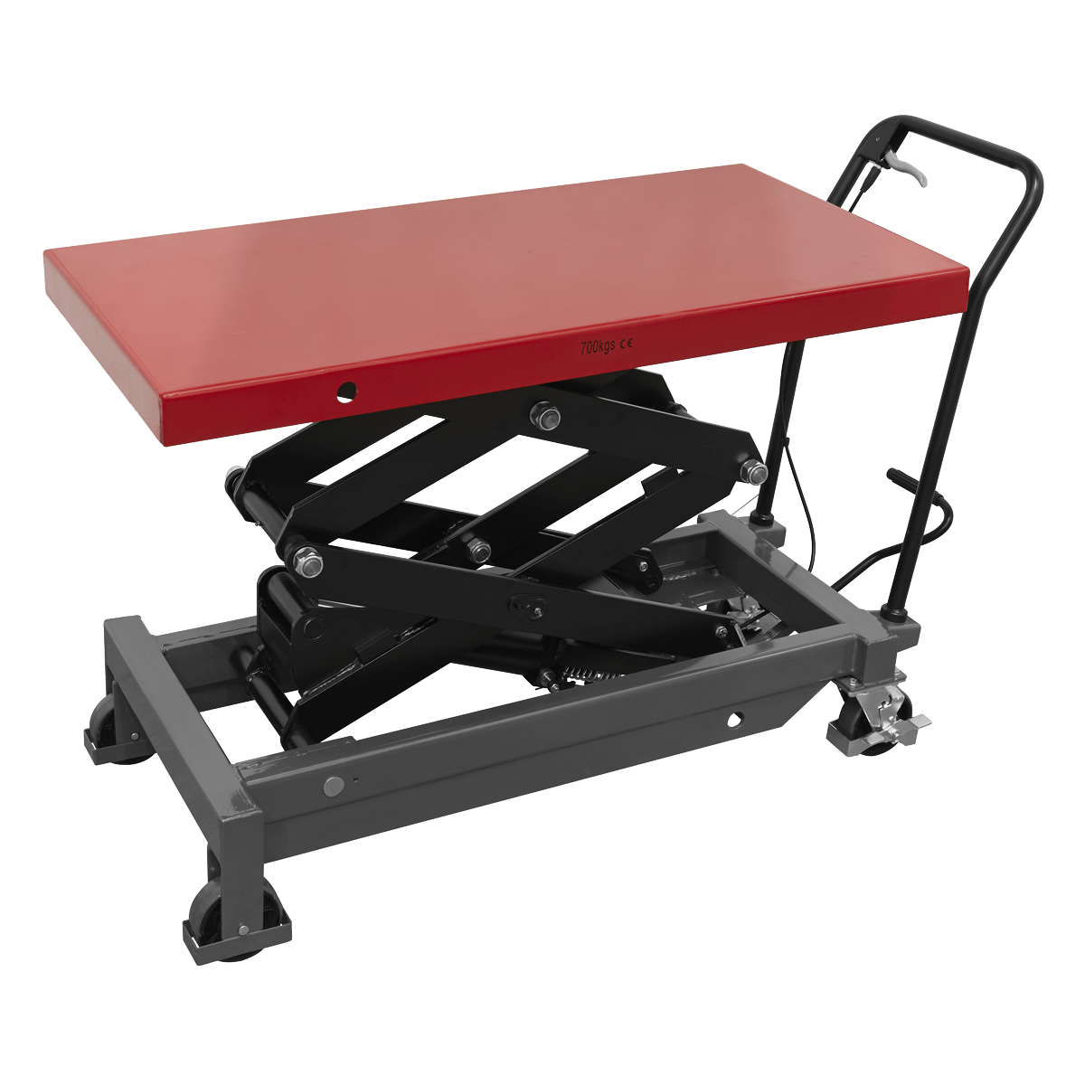 Sealey EVBT700 High Lift EV Battery Lift/Hydraulic Platform Truck 700kg Capacity - EVBT700 - Sealey Tools UK - Trade Counter Direct