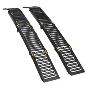 Sealey FCR500 Steel Folding Loading Ramps 500kg Capacity per Pair - FCR500 - Sealey Tools UK - Trade Counter Direct