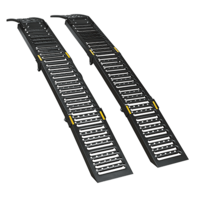 Sealey FCR500 Steel Folding Loading Ramps 500kg Capacity per Pair - FCR500 - Sealey Tools UK - Trade Counter Direct