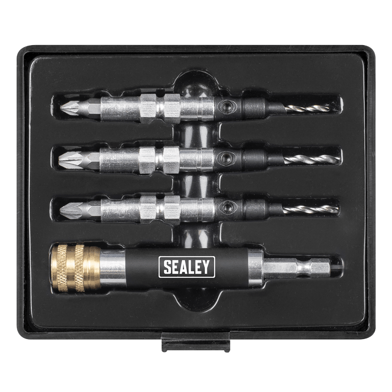 Sealey FDS4 Flip-Over Drill/Driver Set 4pc - FDS4 - Sealey Tools UK - Trade Counter Direct