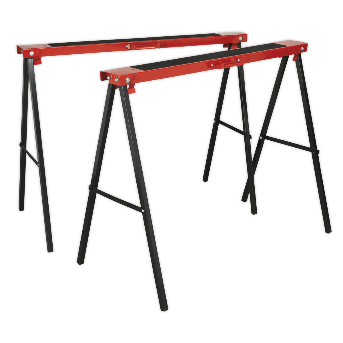 Sealey FDT2 Fold Down Trestles Pair 100kg Capacity per Trestle - FDT2 - Sealey Tools UK - Trade Counter Direct
