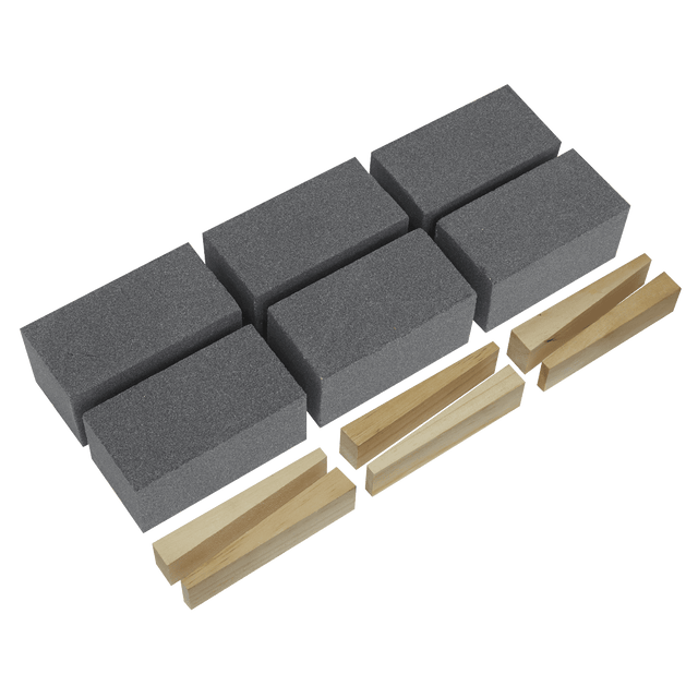 Sealey FGB60 Floor Grinding Block 50 x 50 x 100mm 60Grit - Pack of 6 - FGB60 - Sealey Tools UK - Trade Counter Direct