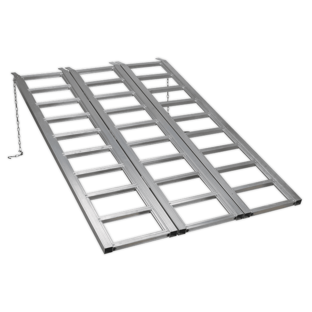 Sealey FLR680T Motorcycle/Trike/ATV & Mini Tractor Ramp Wide Tri - Fold 680kg Capacity - FLR680T - Sealey Tools UK - Trade Counter Direct