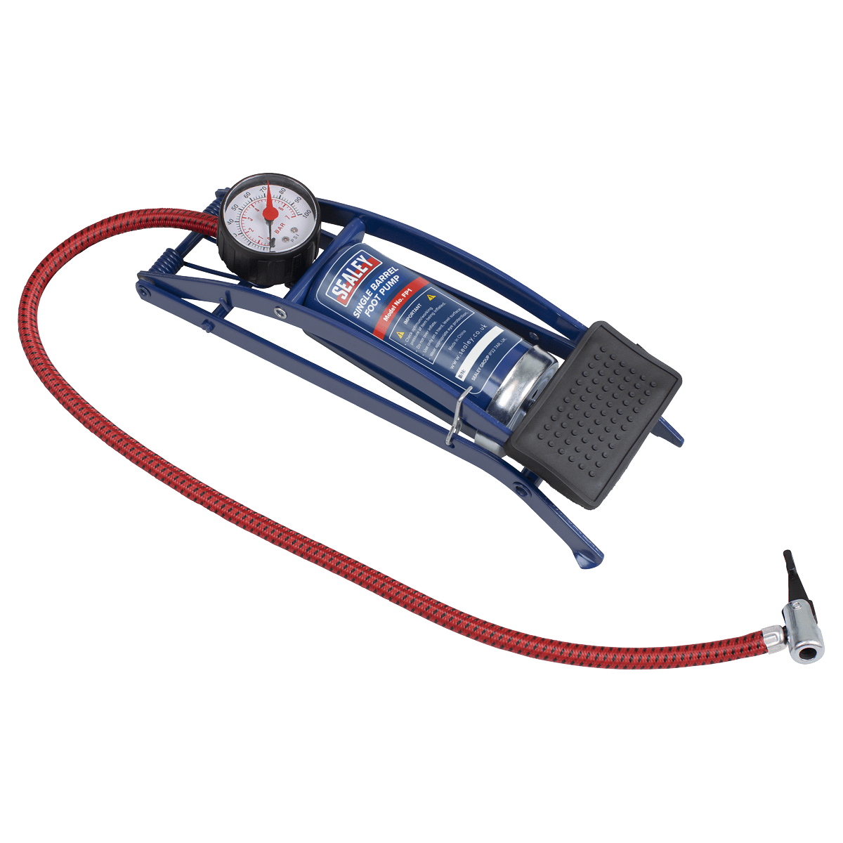 Sealey FP1 Single Barrel Foot Pump - FP1 - Sealey Tools UK - Trade Counter Direct