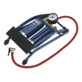 Sealey FP2 Twin Barrel Foot Pump - FP2 - Sealey Tools UK - Trade Counter Direct
