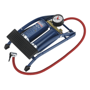 Sealey FP2 Twin Barrel Foot Pump - FP2 - Sealey Tools UK - Trade Counter Direct