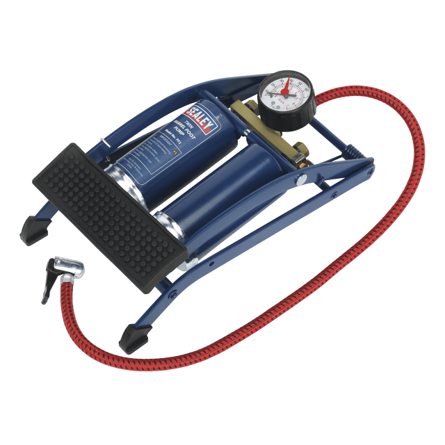 Sealey FP2 Twin Barrel Foot Pump - FP2 - Sealey Tools UK - Trade Counter Direct