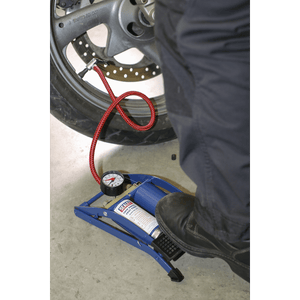 Sealey FP2 Twin Barrel Foot Pump - FP2 - Sealey Tools UK - Trade Counter Direct