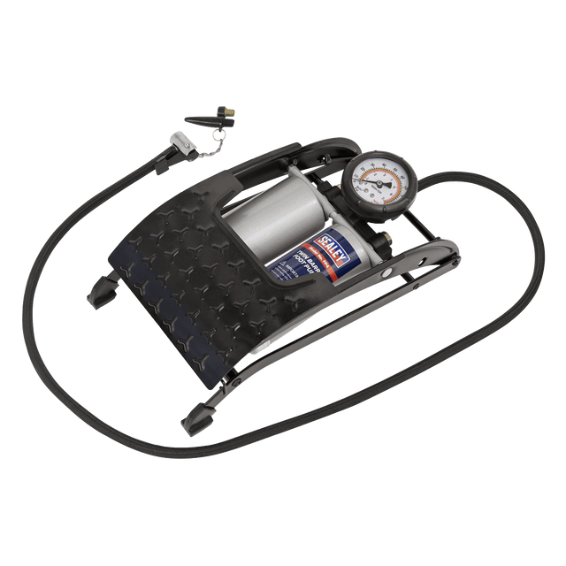 Sealey FP4 Foot Pump Twin Barrel - FP4 - Sealey Tools UK - Trade Counter Direct